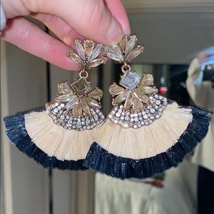 Fringe Gem earrings